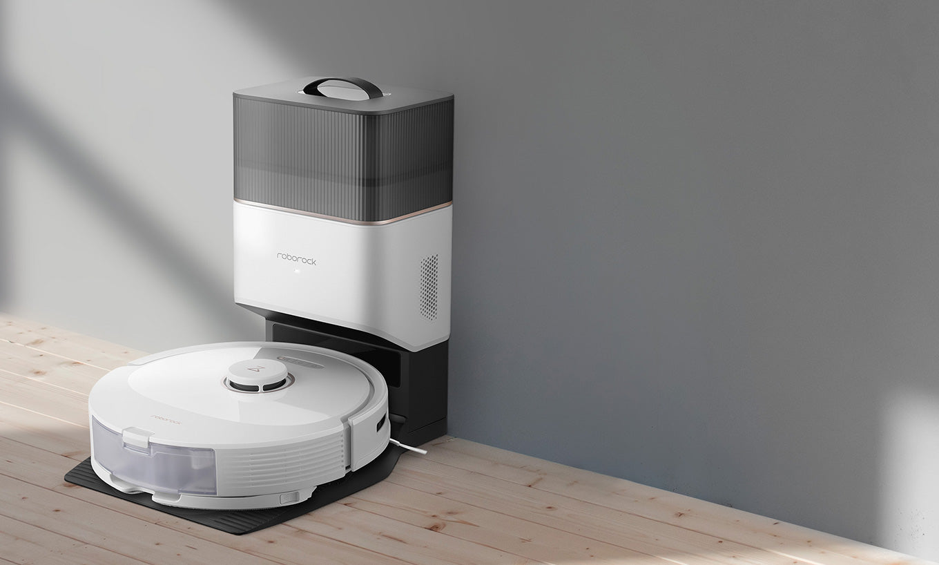 【新品】ロボロック Roborock ロボット掃除機 Q8 Max+ ホワイト Roborock Q8 Max+/Q8 Max - ひとつ上のキレイを、スマートに。 ひとつ